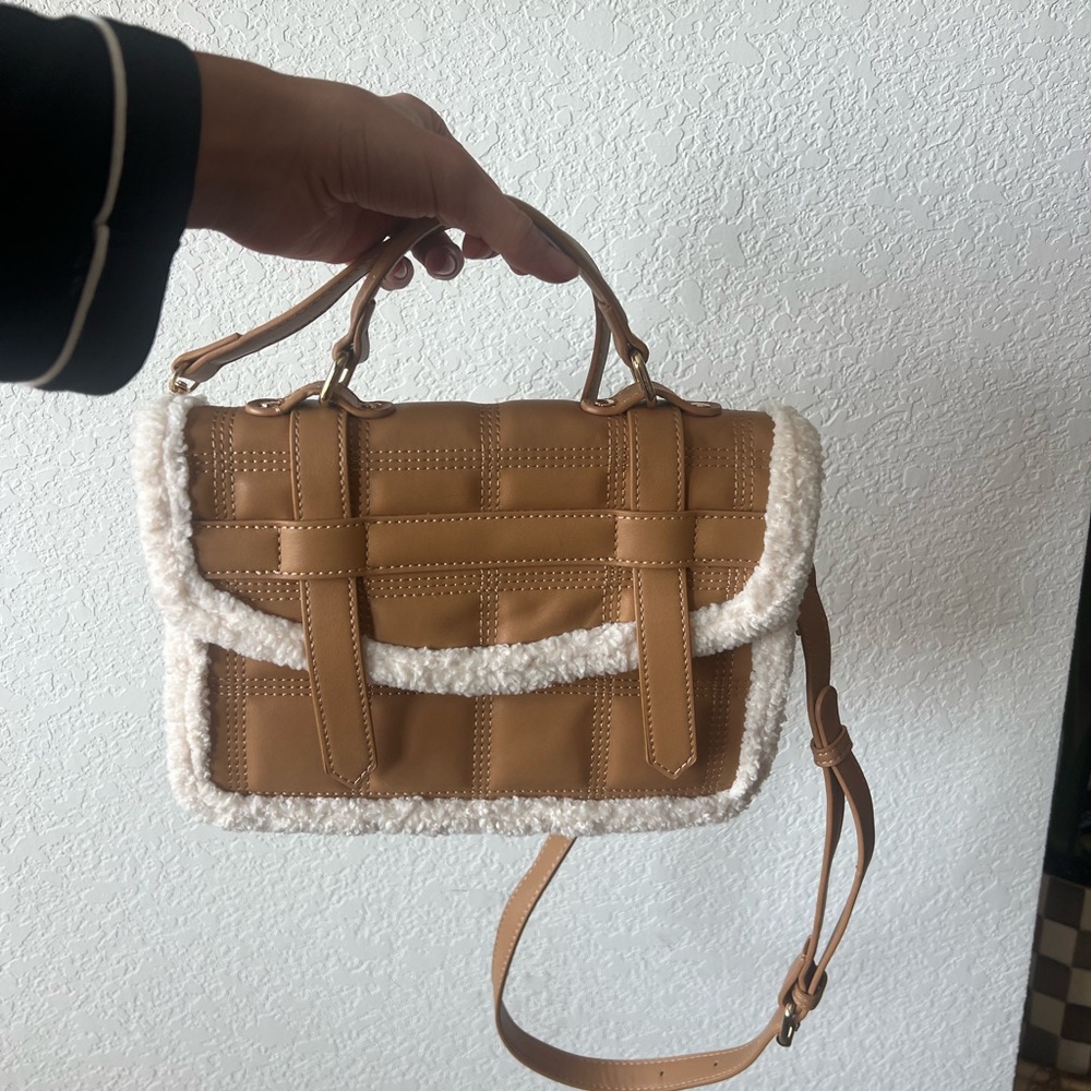 REVOLVE LIKE SHERPA CROSSBODY BAG